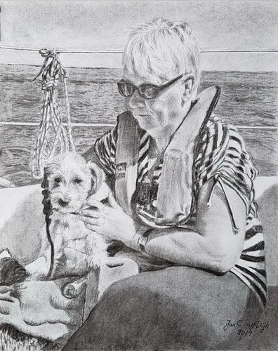 Bolina og Nicoles mormor